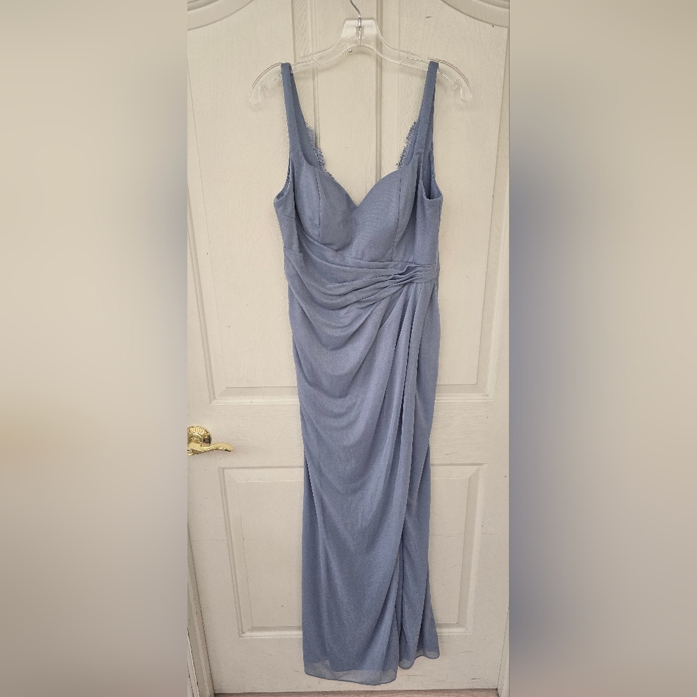 Azazie Strapless Lavender Dress
